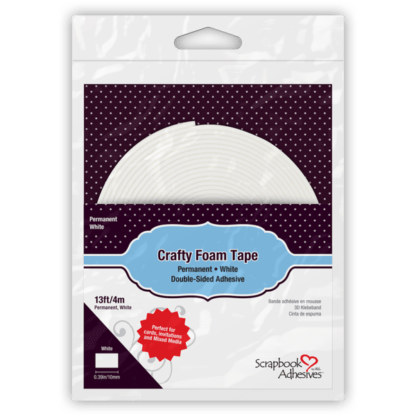 Scrapbook Adhesives White foam Roll 13ft/4m