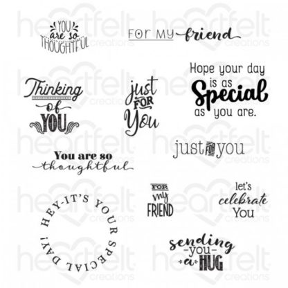 HFC - Just for You Sentiments stamp - Image 2