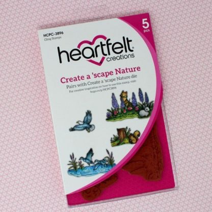 Create a 'scape Nature stamp and die combo