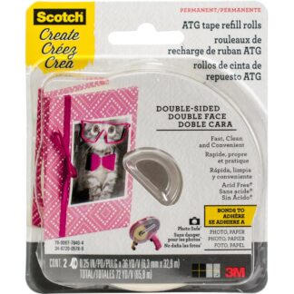 Scotch ATG tape refill PHOTO SAFE 2 rolls
