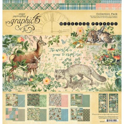 G45 Woodland Friends 12X12 collection pack