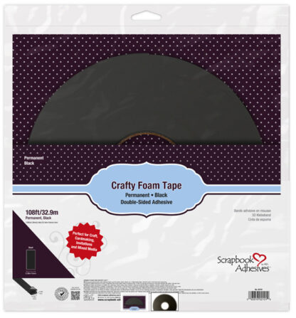 Scrapbook Adhesives Black foam Roll 108ft/32.9m