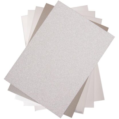 Sizzix Opulent Cardstock pack SILVER 664533 - Image 2