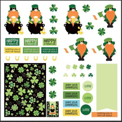 PhotoPlay Tulla and Norbert's Lucky Charm 12X12 dies paper
