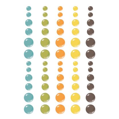 Simple Stories - Simple Vintage Country Harvest - Enamel Dots