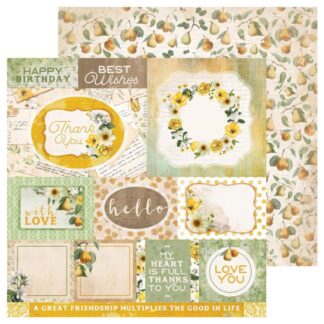 Kaisercraft - Golden Grove Collection - Thoughtful12X12 paper