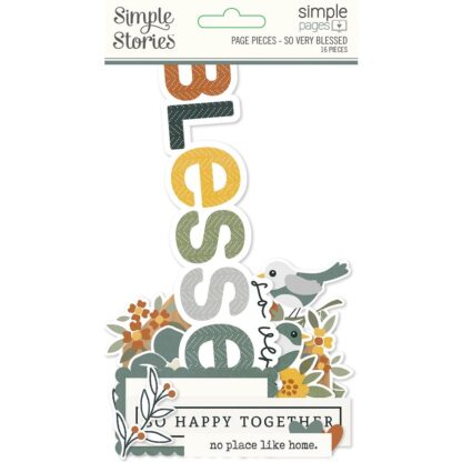 Simple Stories - Simple Vintage Hearth and Home - Page Pieces - So Very Blessed