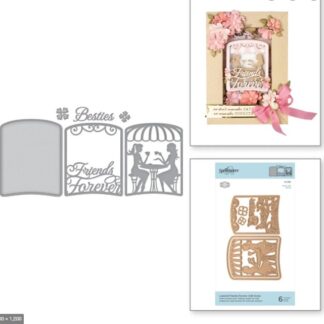 Spellbinders Cutting Dies - Layered Friends Forever Cafe Scene
