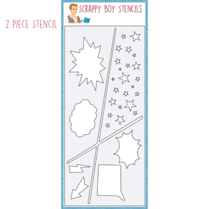 SBS - Stencil - Comic Builder Slimline 2 piece