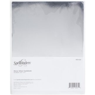 Spellbinders - Mirror Silver Cardstock 8.5 X 11"