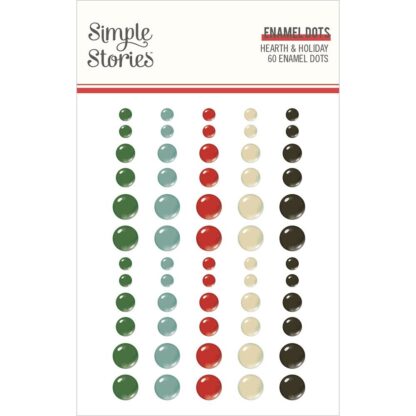 Simple Stories - Enamel Dots - Simple Vintage Hearth and Holiday
