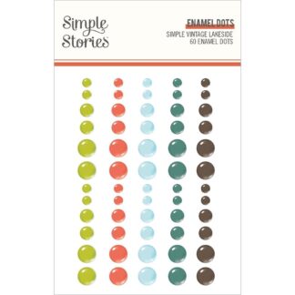 Simple Stories - Enamel Dots - Simple Vintage Lakeside