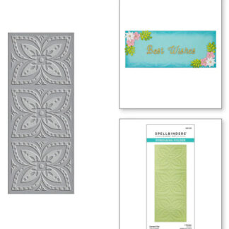 Spellbinders - Carved Tile Slimline Embossing Folder