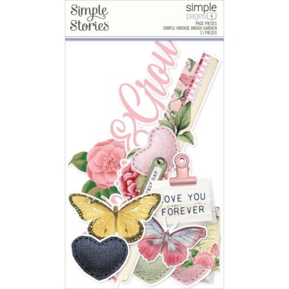 Simple Stories - Simple Vintage Indigo Garden - Page Pieces
