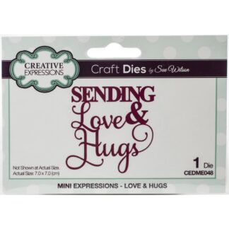 Creative Expressions - Mini Expressions - Love & Hugs CEDME048