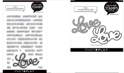 PhotoPlay- Love Stamp and Die set