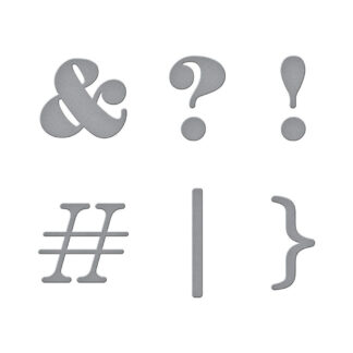 Spellbinders - Be Bold Punctuation & More