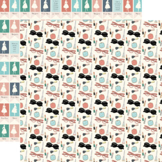Carta Bella En Vogue Makeup 12X12 paper