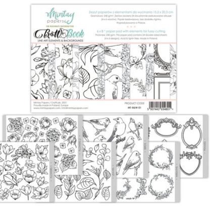 Mintay - 6X8 Book - Black & White