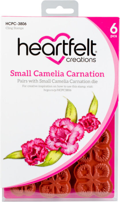 Heartfelt - Stamp - Small Camelia Carnation
