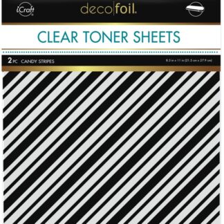 iCraft - Clear Toner Sheets - Candy Stripes