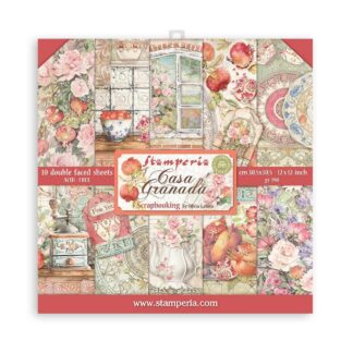 Stamperia- Casa Granada 12X12 collection pack 10 sheets