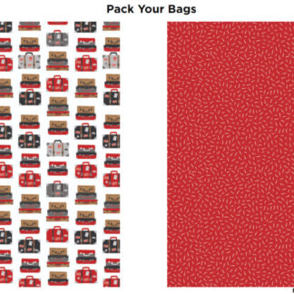 Echo Park - Let's Go Anywhere - 12 x 12 paper Pack Your Bags