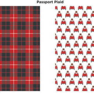 Echo Park - Let's Go Anywhere - 12 x 12 paper Passport Plaid