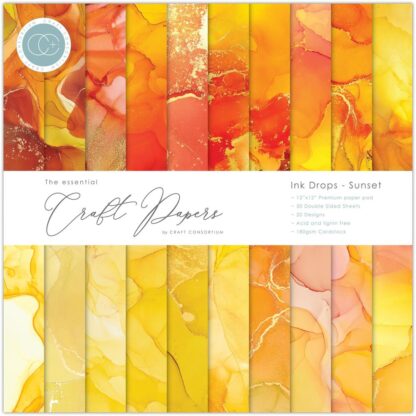 Craft Consortium 12X12 paper pad Sunset