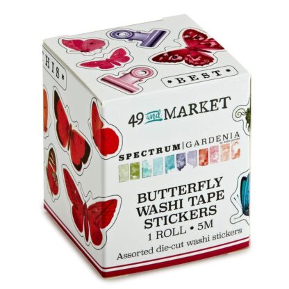 49 & Market - Gardenia Butterfly Washi tape Stickers