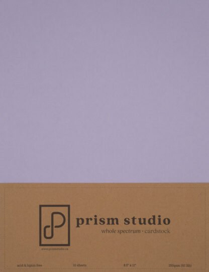 Prism Studio - Heavy Weight Cardstock Wisteria 8 1/2 X 11