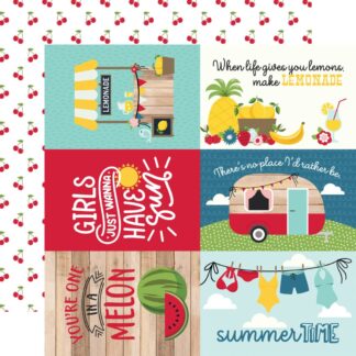 Echo Park - A Slice of Summer - 6 x 4 Journaling Cards