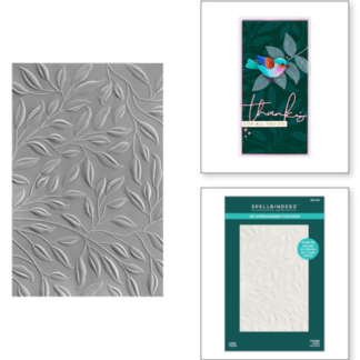 Spellbinders - Leafy 3D embossing folder