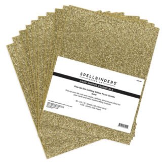Spellbinders - Die Cutting Glitter Foam Gold