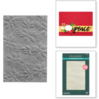 Spellbinders - Scenic Poinsettia 3D embossing folder