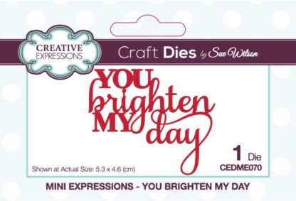 Mini Expressions - You Brighten My Day