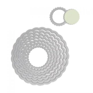 Sizzix - Framelits - Scalloped Circles