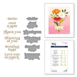 Spellbinders - Hot Foil Plates & Die Set - Must Have Sentiments