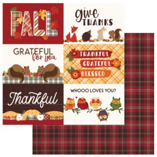 PhotoPlay - Mad 4 Fall - 12X12 paper - Give Thanks