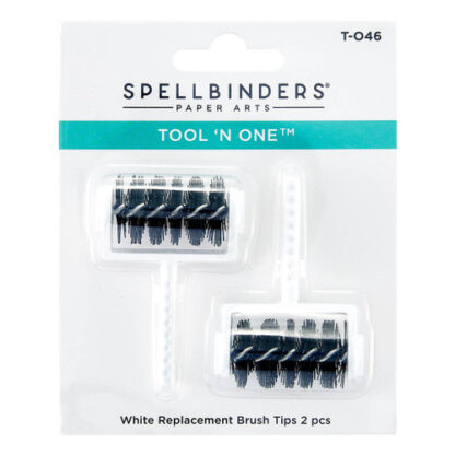 Spellbinders - Tool 'n One - White Replacement Brushes