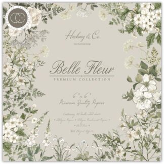 Craft Consortium 6X6 paper pad Belle Fleur 40 sheets