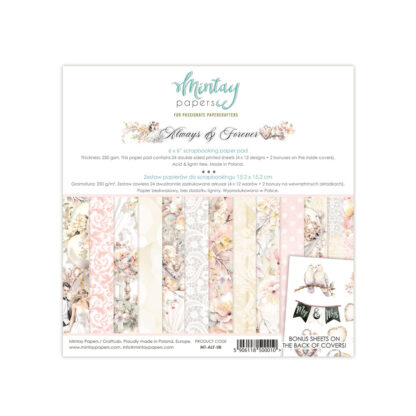 Mintay - 6 x 6 Paper Pad - Always & Forever