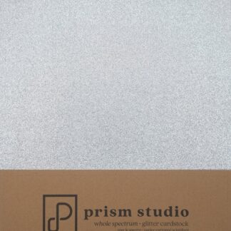 Prism Studio - Glitter Cardstock - Chrome 8 1/2 X 11