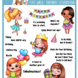 SBS - Stamp Set - Cute Girls Birthday Celebration