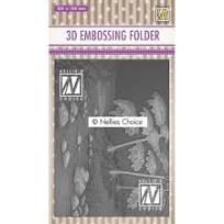 Nellie's Choice - 3D Embossing Folder - Waterfall