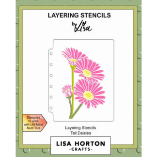 Lisa Horton - Layering Stencil - Tall Daisies
