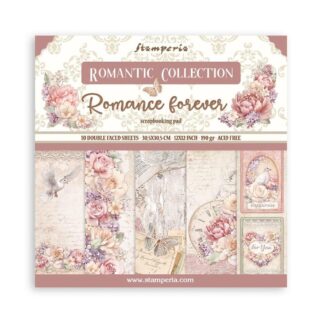 Stamperia- Romance Forever - 12X12 collection pack 10 sheets