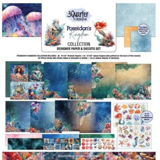 3Quarter Designs - Poseidon's Kingdom - 12X12 Collection pack