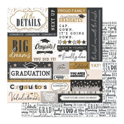 PhotoPlay - The Graduate - 12X12 paper - All The Details