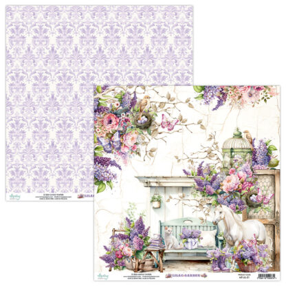 Mintay - 12X12 paper - Lilac Garden 01